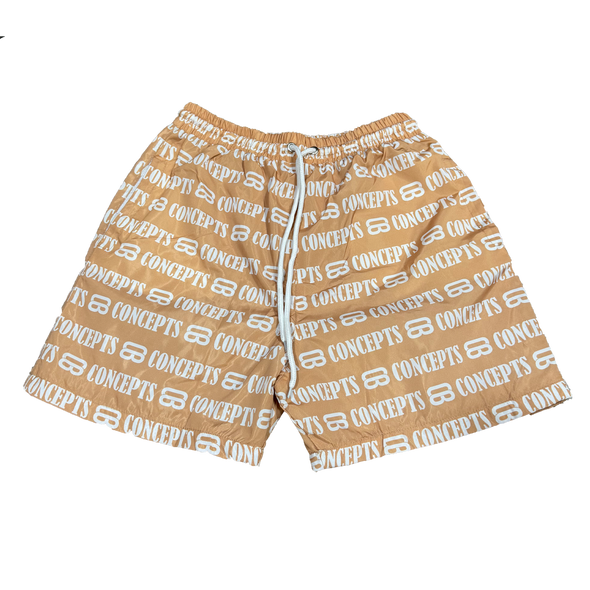 Short Full Logo Beige