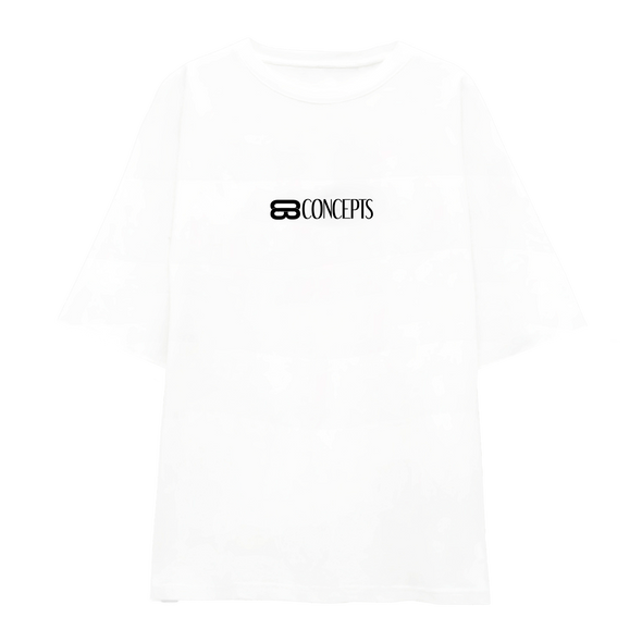 Main Logo White Oversized Tee