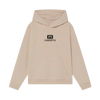Main Logo Beige Oversized Hoodie